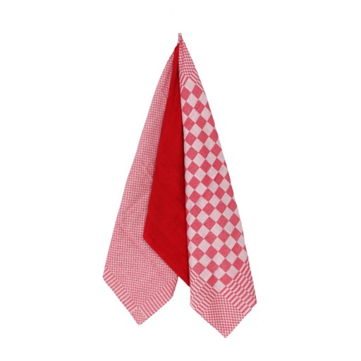 Set Pompdoeken Rood